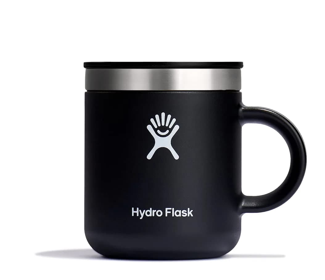 Hydro Flask Mug - Black 177ml (6 oz) | Vacuum Insulated Stainless Steel Travel Cup - main product image