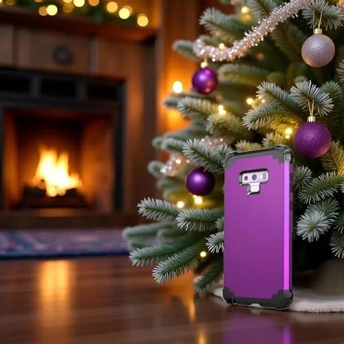 IDweel Heavy Duty Shockproof Case for Samsung Galaxy Note 9 (Navy Purple) | Dual Layer Protection with Raised Bezel thumbnail 5