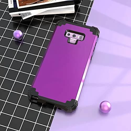 IDweel Heavy Duty Shockproof Case for Samsung Galaxy Note 9 (Navy Purple) | Dual Layer Protection with Raised Bezel thumbnail 2