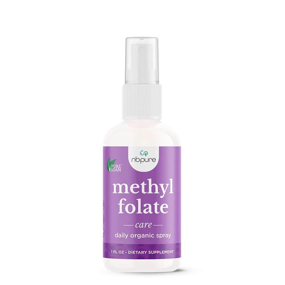 nbpure Methylfolate Vitamin B9 Liquid Spray 1 oz | Supports pregnancy & cognitive health - main product image