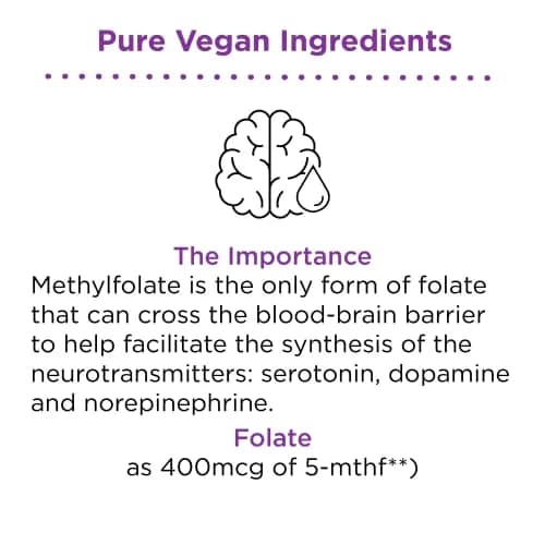 nbpure Methylfolate Vitamin B9 Liquid Spray 1 oz | Supports pregnancy & cognitive health thumbnail 4