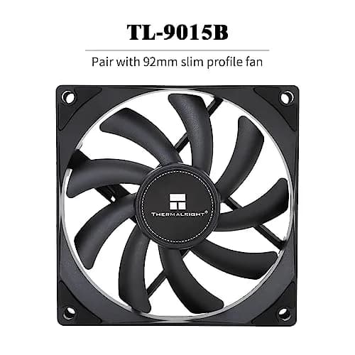 Thermalright AXP90-X47 Black Low Profile CPU Cooler 47mm Height | Compatible with AMD AM4 AM5/Intel LGA 1700/1200/115X thumbnail 5