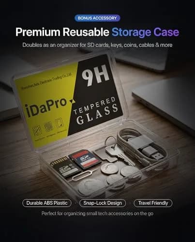 iDaPro Tempered Glass Screen Protector for Nikon D850 LCD & Top Screen | 9H Hardness, Anti-Glare, Bubble-Free Installation thumbnail 4