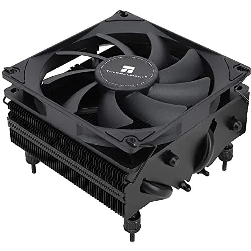 Thermalright AXP-90 X53 Black Low Profile CPU Cooler 53mm Height | 4 Heat Pipes, 120mm PWM Fan, AM4/LGA1200 Compatible thumbnail 1