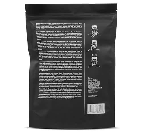 Anthony Body Wipes 48 Count | No-Rinse Body Cleansing Wipes for Travel & Outdoors thumbnail 6