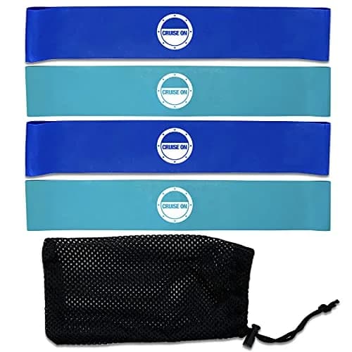 Cruise On Towel Bands for Cruise Chairs 4 Pack | Blue & Teal, Latex-Free, Lounge Use thumbnail 5