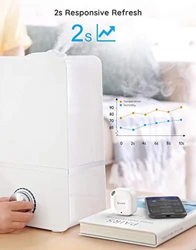 Govee Smart Bluetooth Thermometer Hygrometer 2 Pack | Real-time Monitoring & Alerts thumbnail 7