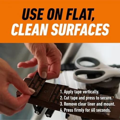 Gorilla Heavy Duty Double Sided Mounting Tape 1" x 120" (12-Pack, Clear) | Weatherproof Industrial Strength thumbnail 3