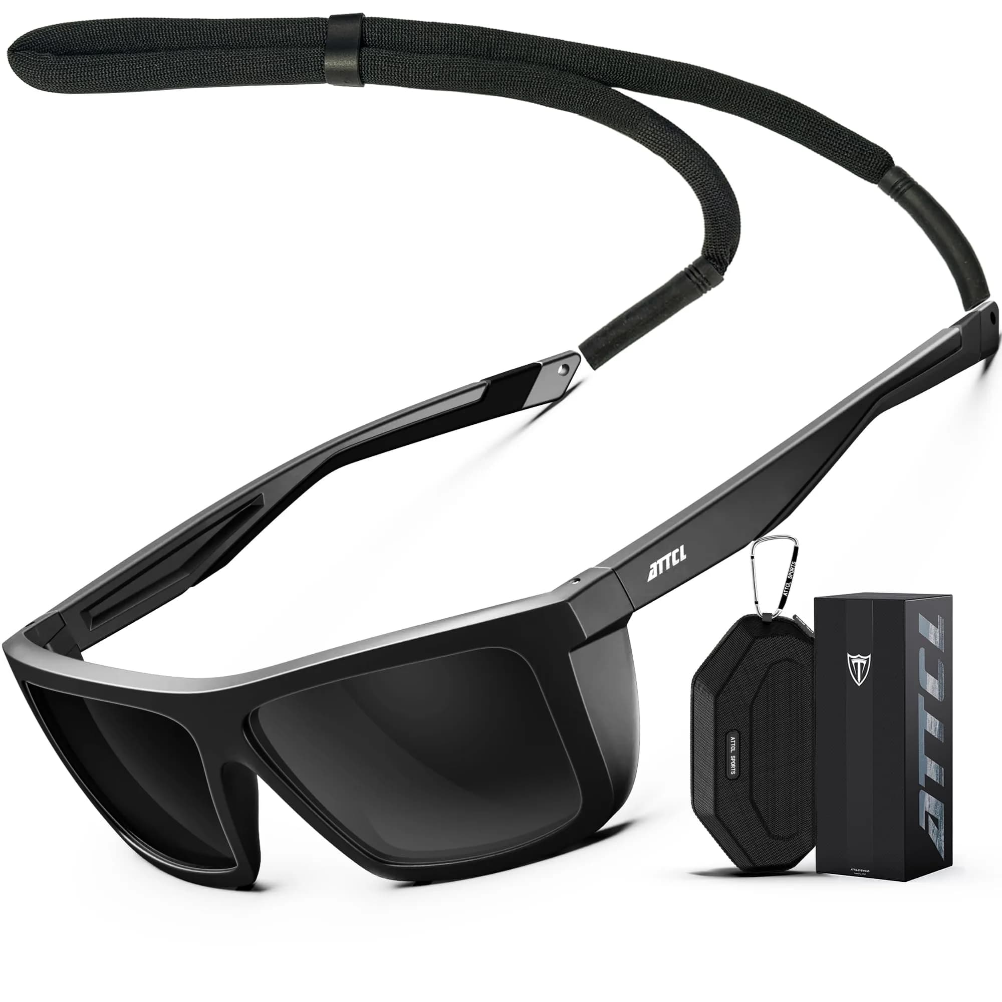 ATTCL Polarized Fishing Sunglasses for Men - TR90 Wrap Around UV400 with Anti-Glare Lens | 58mm (2.28 in) - main product image