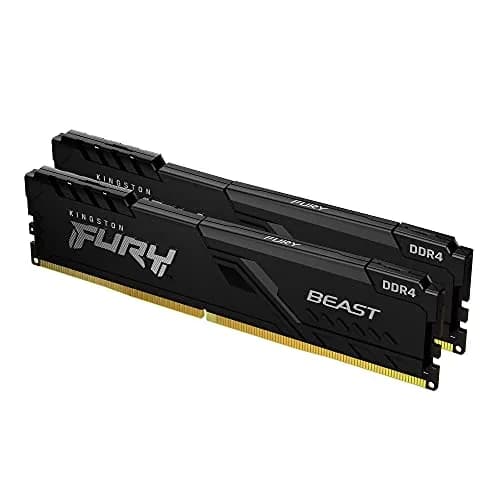 Kingston FURY Beast 32GB (2x16GB) DDR4 3600MT/s CL18 Desktop Memory Kit | High-Performance Upgrade thumbnail 1