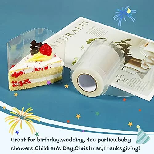 YQL Cake Collar 2.4in x 394in | Transparent Acetate Sheet for Baking DIY thumbnail 4