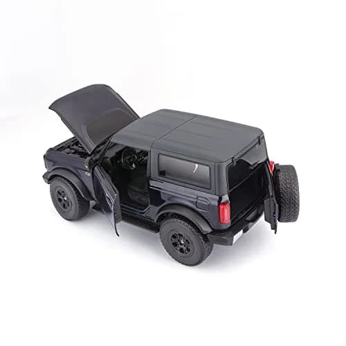 Maisto 1:18 Scale Diecast Model Car Kit Ford Bronco Wildtrak, Black/White | High Detail Collector's Piece thumbnail 6