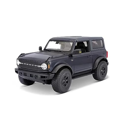 Maisto 1:18 Scale Diecast Model Car Kit Ford Bronco Wildtrak, Black/White | High Detail Collector's Piece thumbnail 7