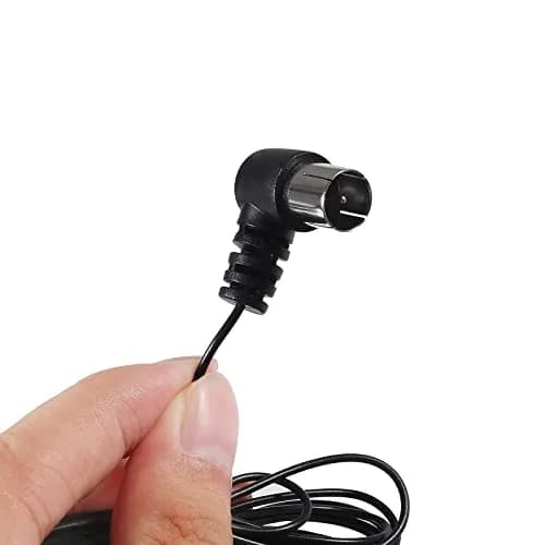 AEDIKO FM Radio Antenna Set with AM Loop Antenna | 75 Ohm Coaxial & 2-Pin Bare Wire Connectors | 1.5m (4.9ft) Cable thumbnail 6