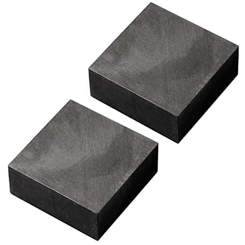 Zxmissu 99.9% High Purity Graphite Ingot Block 50mm x 50mm x 20mm (2-Pack) | EDM Casting Mould Material thumbnail 1