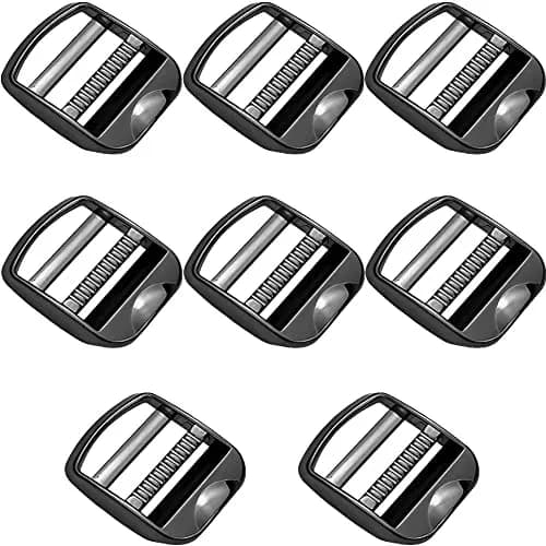 Loosco Zinc Alloy Buckles Metal Ladder Lock Buckle Slider 25mm | Adjustable Backpack Strap Accessory thumbnail 1