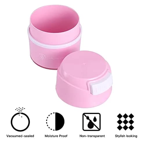 Pretty memory Airtight Eyelash Glue Storage Container Pink | Keeps Lash Glue Fresh thumbnail 7