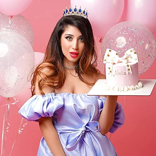 COCIDE Gold Crowns for Women Crystal Wedding Tiara and Crowns for Women Rhinestones Queen Headband Hair Accessories for Birthday Party Bridal Prom Costume Cosplay | Elegant Queen Crown, 1.9 inches high, suitable for women thumbnail 3