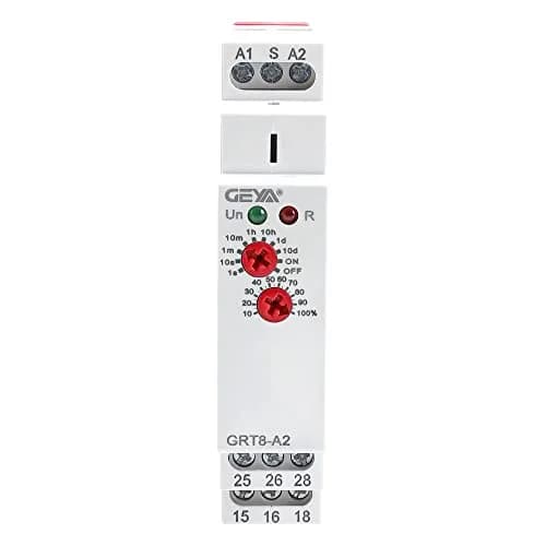 GEYA GRT8-A2 Single Function Delay On Timer Relay AC230V, 16A, 1-Module DIN Rail Mount | High Cost Performance thumbnail 1