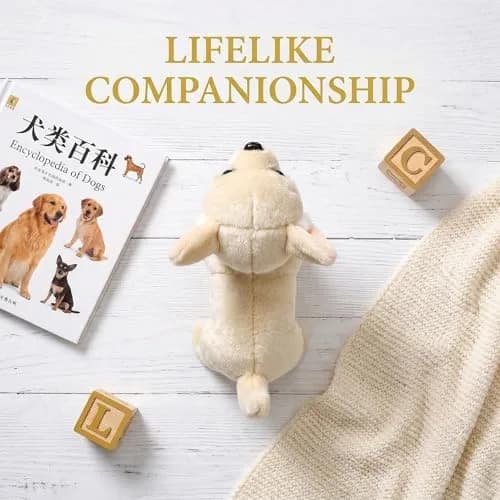 ZHONGXIN MADE 10-inch Simulation Chihuahua Dog Plush Toy - Soft, Non-Toxic, Cute Gift thumbnail 3