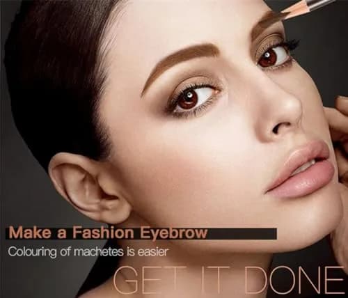 Go Ho Eyebrow & Eye Liner Pencil Set | Sweatproof, Long-lasting, 3 Colors (Black, Brown, Dark Brown) thumbnail 6