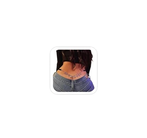 Guroenky Rhinestone G-Thong Panty with Waist Chain | Adjustable One Size Aquarios Letter thumbnail 1
