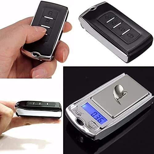 YOVECATHOU Mini Car Key LCD Digital Balance 0.01g-200g | Precise Jewelry & Food Scale thumbnail 2