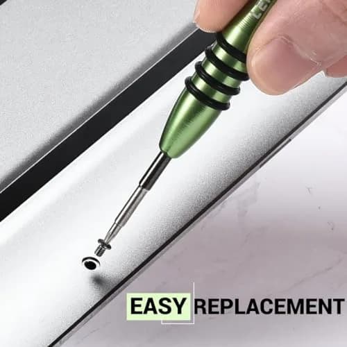 LeFix Gold M2x3 Torx T5 Screws (12-Pack) with T5 Screwdriver | Steel 410 Screws for Dell XPS, Razer Blade, HP Envy thumbnail 5