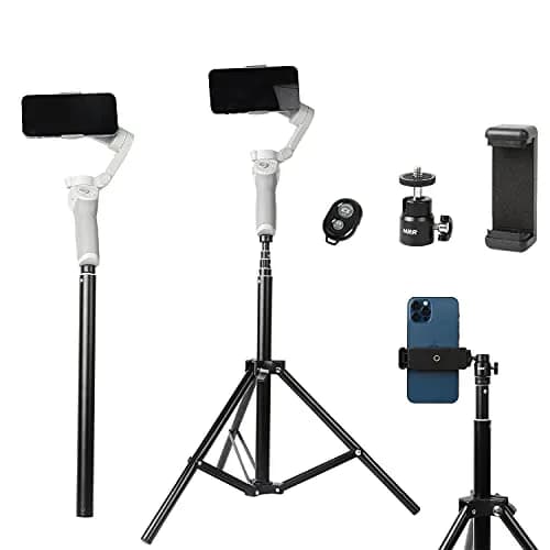 PellKing 2in1 Tripod Extension Rod 59in | Adjustable Selfie Stick & Tripod Support thumbnail 1