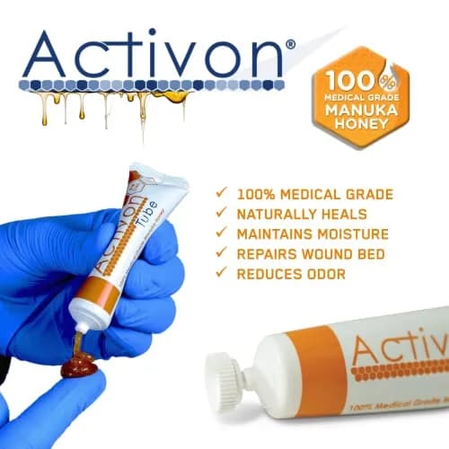 ActivOn Medical Grade Manuka Honey Gel 3 x 1 oz (2.1 fl oz) | Wound Care Healing Ointment thumbnail 2