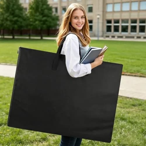ZKOO 24 x 36 Inch Art Portfolio Bag 2-Pack | Waterproof Tote for Artwork & Posters thumbnail 6