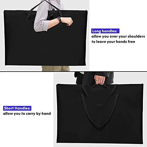 ZKOO 24 x 36 Inch Art Portfolio Bag 2-Pack | Waterproof Tote for Artwork & Posters thumbnail 8