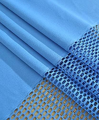 TTZ Hospital Curtain with Flat Hooks 96"W x 84"L Beige | Flame Retardant Medical Privacy Screen thumbnail 2