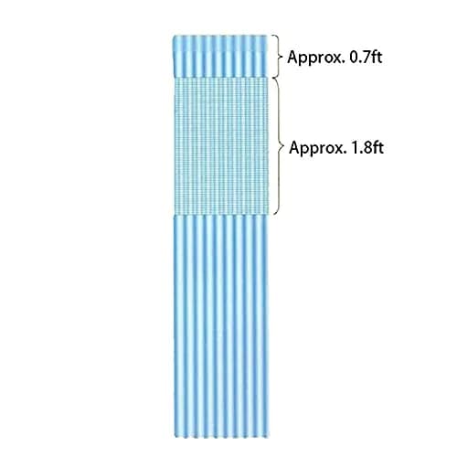 TTZ Hospital Curtain with Flat Hooks 84"W x 84"L | Flame Retardant, Air Ventilated, Beige thumbnail 3