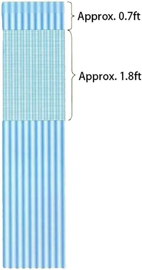 TTZ Hospital Curtain with Flat Hooks 60"W x 84"L | Flame Retardant, Polyester, Room Divider thumbnail 2