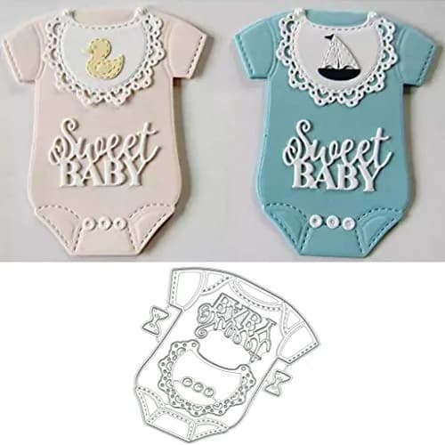 Lottoyday Baby Clothes Metal Die Cuts for Card Making | Precise, Durable & Safe thumbnail 1