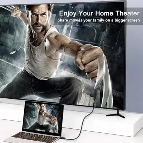 AKWOR USB to HDMI Adapter Cable 2m (6.6ft) | Connect Laptop to Monitor thumbnail 2