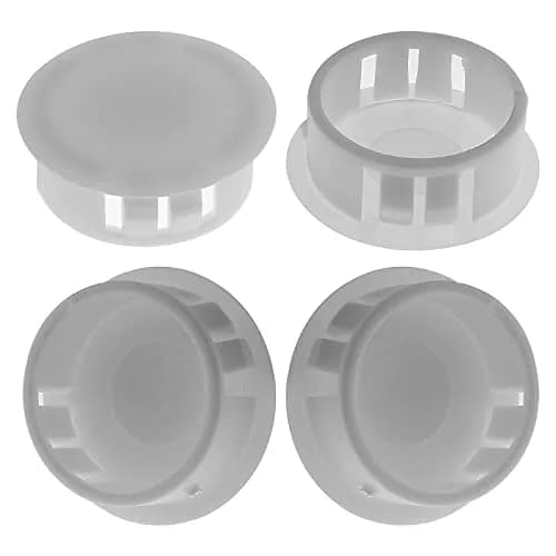 Jersvimc 25Pcs White 1 Inch (25mm) Hole Plug Cover | Furniture Floor Protector thumbnail 5