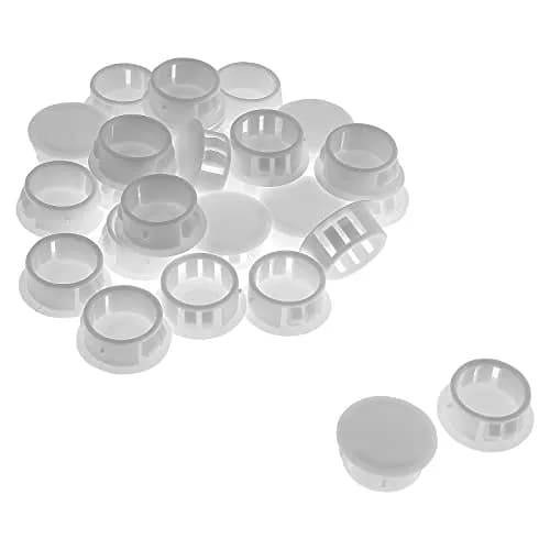 Jersvimc Furniture Floor Protector, 25Pcs White 5/8 Inch (16mm) Hole Plug | Floor & Furniture Safety thumbnail 1