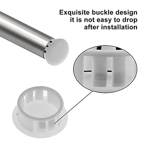 Jersvimc Furniture Floor Protector, 25Pcs White 5/8 Inch (16mm) Hole Plug | Floor & Furniture Safety thumbnail 3