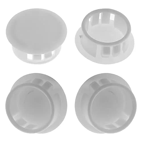Jersvimc 25Pcs 3/4 Inch (19mm) White Hole Plug | Furniture Floor Protector thumbnail 5