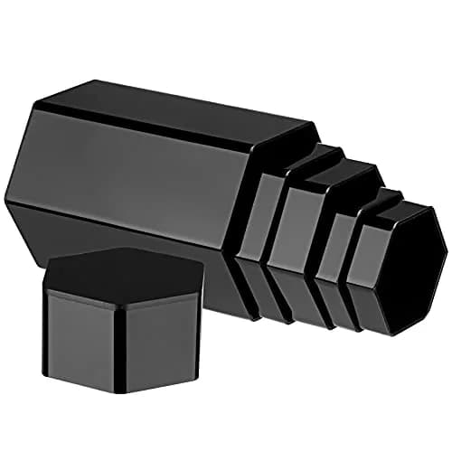 Jetec Black Hexagonal Jewelry Display Risers 6 Sizes | Acrylic Stands for Collections & Decor thumbnail 3