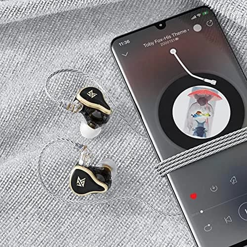 KZ ZAS 7BA+1DD in-Ear Monitor Headphone 3.5mm Jack Gaming with Mic | Hybrid Tech, Rich Details, Durable thumbnail 7