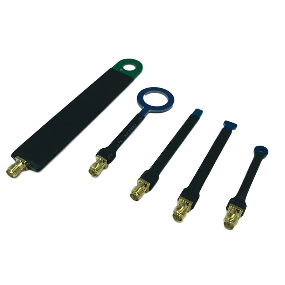 SaiDian EMC EMI Near Field Probe Set 9KHz-3GHz SMA Female Antenna (5 Pcs, Black/Gold)