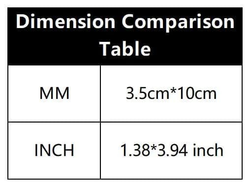 Vingol Vintage Metal Pattern Clothing Clip 11cm x 2.5cm | Durable Silver Buckle for DIY & Clothing thumbnail 3