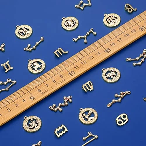 Hicarer Zodiac Charms Set 126 pcs | Jewelry DIY Kit for Indian Creators thumbnail 6