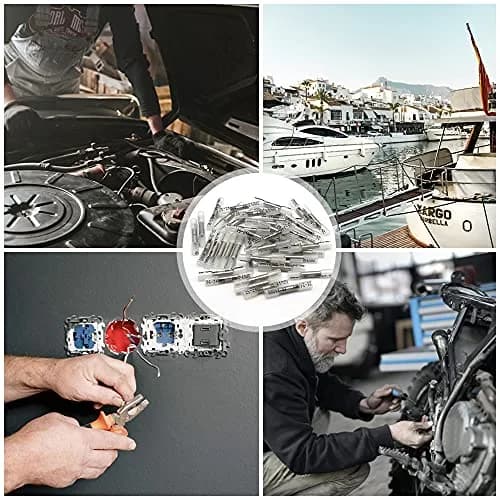 Qizpcer Clear Heat Shrink Butt Connectors 100 Pcs (26-24 AWG) | Waterproof Marine Grade Electrical Splice thumbnail 6
