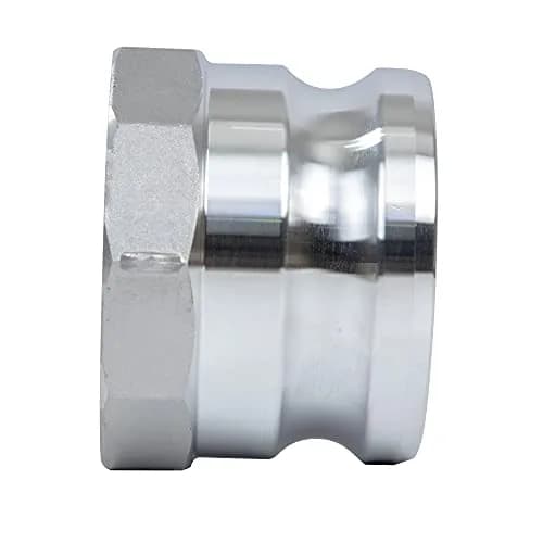 Quafwia 3 inch (7.62 cm) Aluminum Cam Lock Fittings Type A Male NPT x Female Thread (2-Pack) | Standard AA59326 Quick Disconnect Couplers thumbnail 5