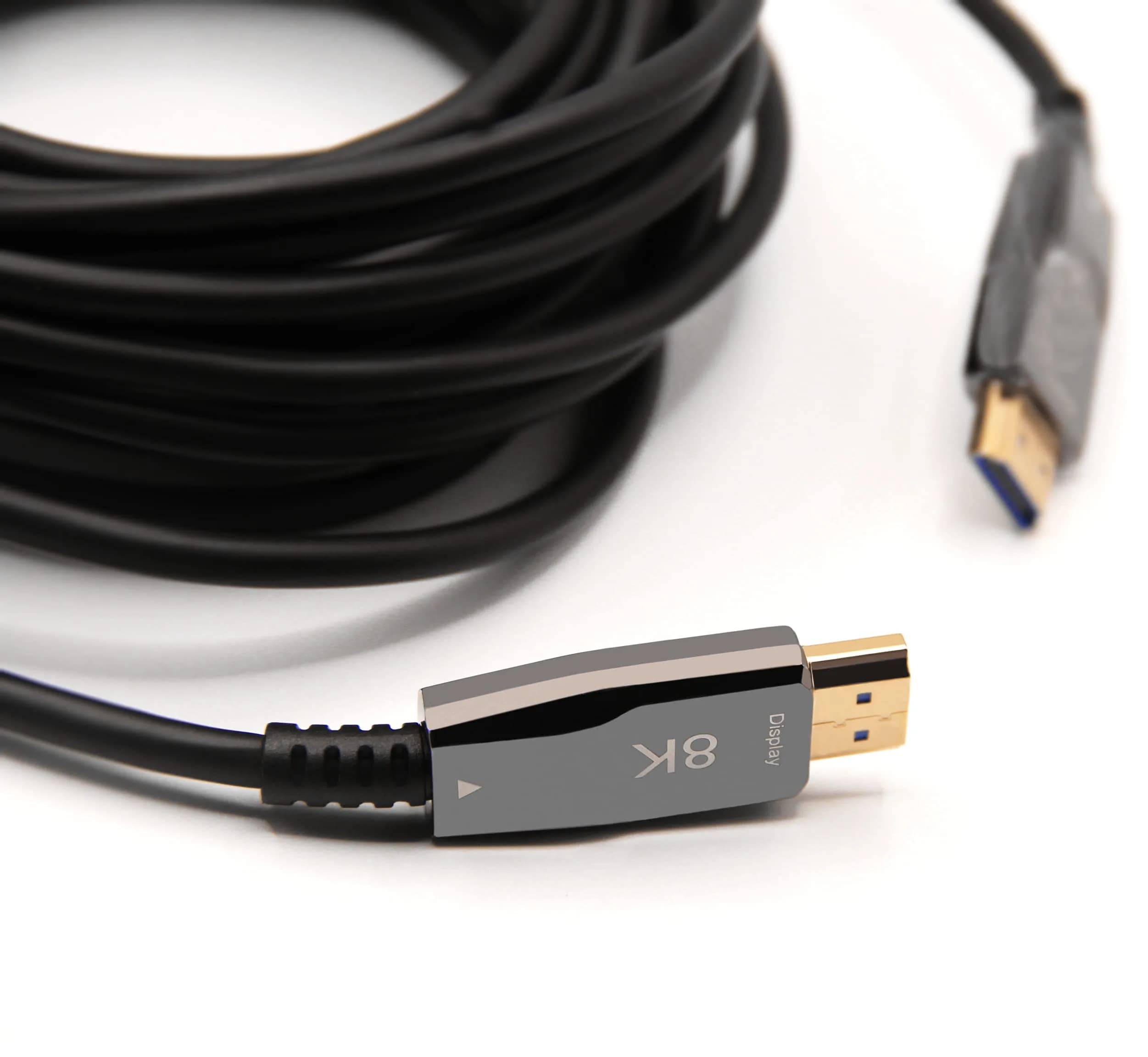 Pacroban 50ft Fiber Optic HDMI 2.1 Cable | 8K@60Hz, 4K@120Hz, 48Gbps, eARC, CL3 Rated - main product image
