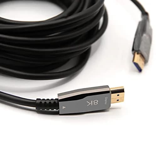Pacroban 50ft Fiber Optic HDMI 2.1 Cable | 8K@60Hz, 4K@120Hz, 48Gbps, eARC, CL3 Rated thumbnail 1